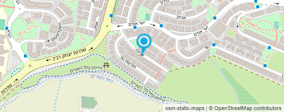 מפת הגעה אל בשבילך מירב מגן