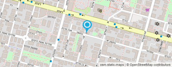 מפת הגעה אל סאניפלקס - saniflex