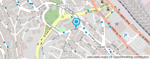 מפת הגעה אל מכולת ביומי