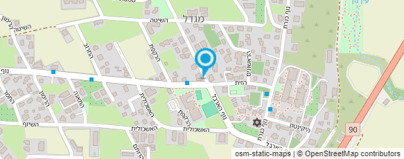 מפת הגעה אל פיצה המושבה