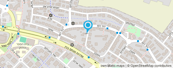 מפת הגעה אל אצל נטע בחצר-בניית ציפורניים בג'ל