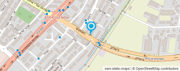 מפת הגעה אל החדר הכחול