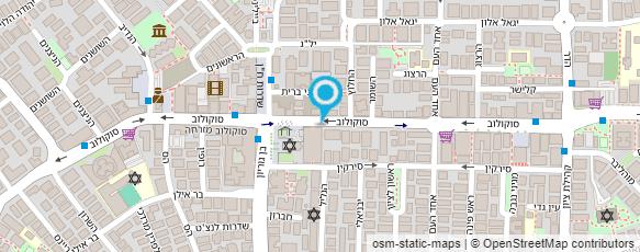 מפת הגעה אל חנות עשר