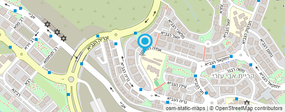 מפת הגעה אל מוסדות שאץ דרהאביטש