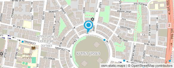 מפת הגעה אל פרופסור שטיין דניאל