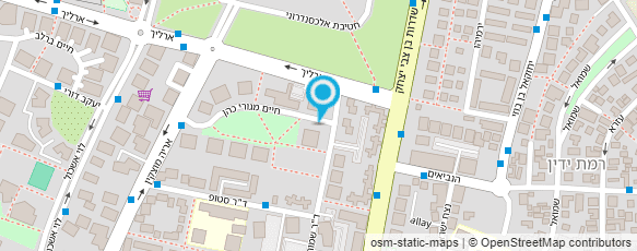 מפת הגעה אל תפארת בנימין - אינסטלציה למהדרין