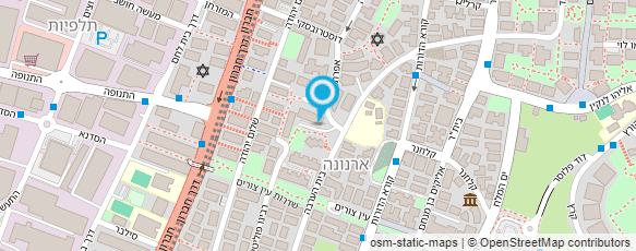 מפת הגעה אל אריה מזרחי-שהם