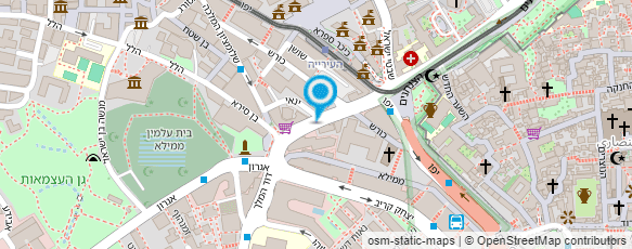 מפת הגעה אל הבורסה לתכשיטים