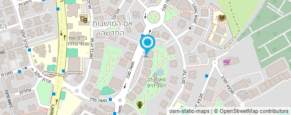 מפת הגעה אל אסף ויפעת-שירה בציבור