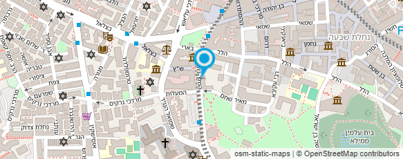 מפת הגעה אל עו"ד ישראל מלי .