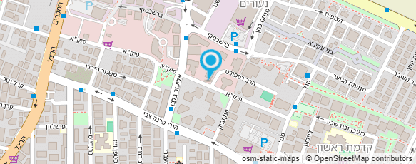 מפת הגעה אל שירה קורן מעצבת גרפית