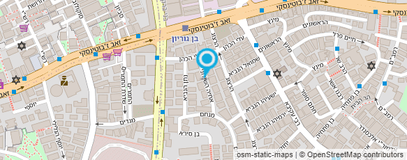 מפת הגעה אל חיה אמסלם מעצבת אופנה