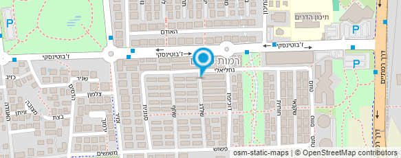 מפת הגעה אל מספרת אביב הגיאן