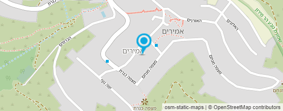 מפת הגעה אל צימרים פסגת עדן