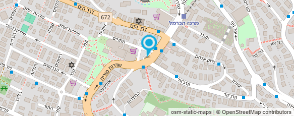 מפת הגעה אל קניון כיכר האודיטוריום