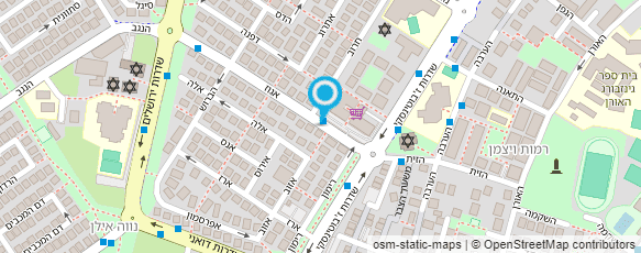 מפת הגעה אל עו"ד ונוטריון מעוז ניסים