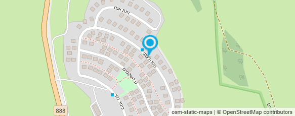 מפת הגעה אל צימרים פרפרים לבנים