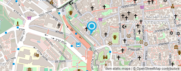 מפת הגעה אל ג'ייקובס פיצה