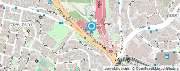 מפת הגעה אל יילו העשור ירושלים