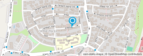 מפת הגעה אל ל.י.ז. קבלני שיפוצים ובנייה