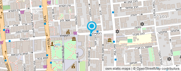 מפת הגעה אל בית קנר-הגלריה העירונית לאמנות