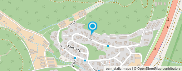 מפת הגעה אל צימר נוף יער