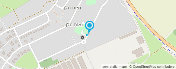 מפת הגעה אל אחוזת האלה בגולן