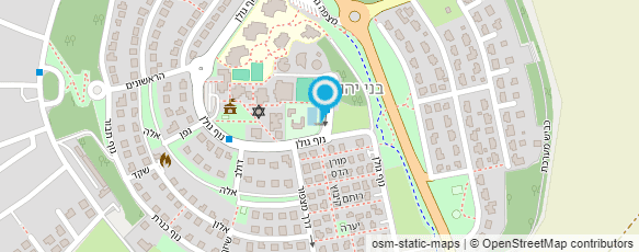 מפת הגעה אל ספרית בני יהודה