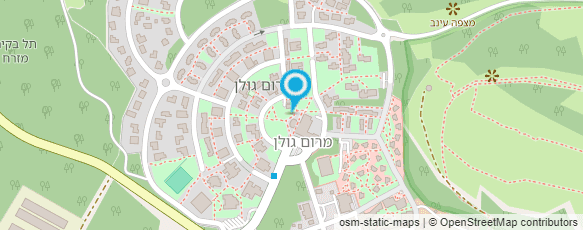 מפת הגעה אל ספריית הגולן