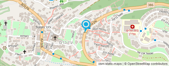 מפת הגעה אל בצל הגפן