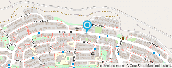 מפת הגעה אל מכון יופי tet-a-tet