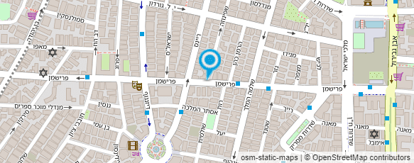 מפת הגעה אל בן רביבו - איפור שיער