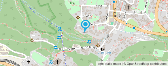 מפת הגעה אל כנסיית הביקור