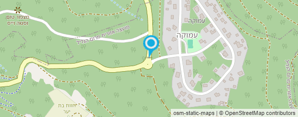 מפת הגעה אל כמהין - מסעדת הבית בגליל