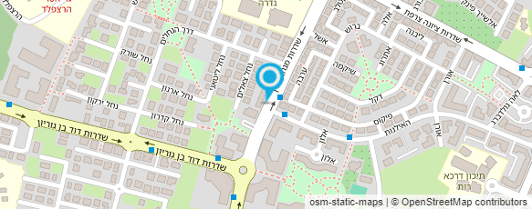 מפת הגעה אל בני נועם - עפר ופיתוח