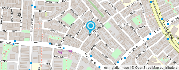 מפת הגעה אל גילה זיקרי קוסמטיקאית