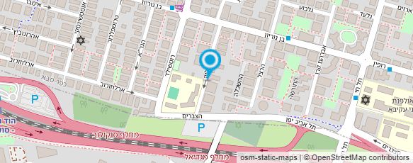 מפת הגעה אל משה עבודי מורה לגיטרה