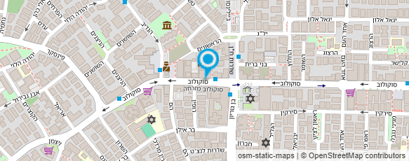 מפת הגעה אל זית רענן נכסים