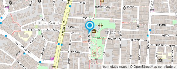 מפת הגעה אל גליה רוקח - מאבחנת דידקטית