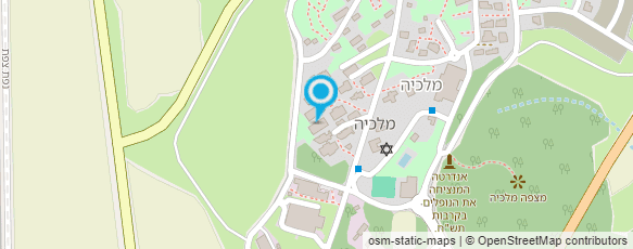 מפת הגעה אל ערמוני אורה - מצפור מלכיה