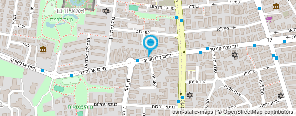 מפת הגעה אל אסף הרצברג