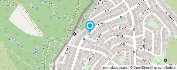 מפת הגעה אל בינה קין-מדריכת טיולים