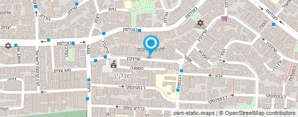 מפת הגעה אל המכפסה בשינקין