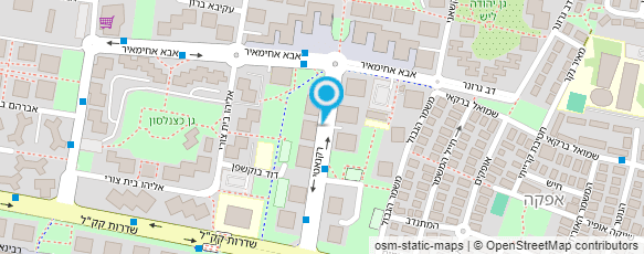 מפת הגעה אל סיבל זוארץ - יוגה לילדים