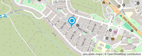 מפת הגעה אל הכובעים של אסתר