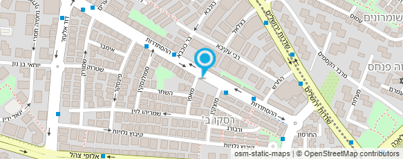 מפת הגעה אל שלומי'ס-עיצוב שיער