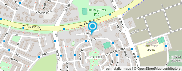 מפת הגעה אל נופר עיצובים