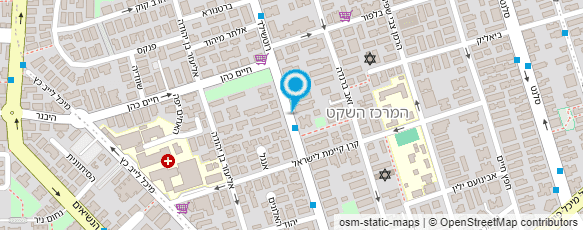 מפת הגעה אל סטודיו לעיצוב גרפי True Colors