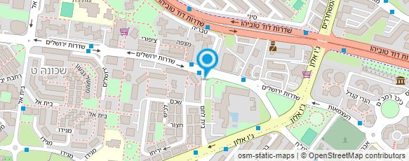 מפת הגעה אל בריכת בית החייל