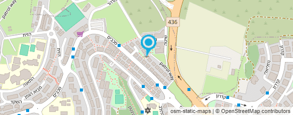 מפת הגעה אל עיתון הד הגבעה